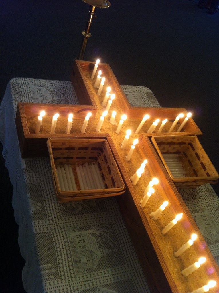 Cross with Candles